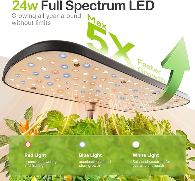 12Pods Hydroponics Growing System Indoor Herb Garden