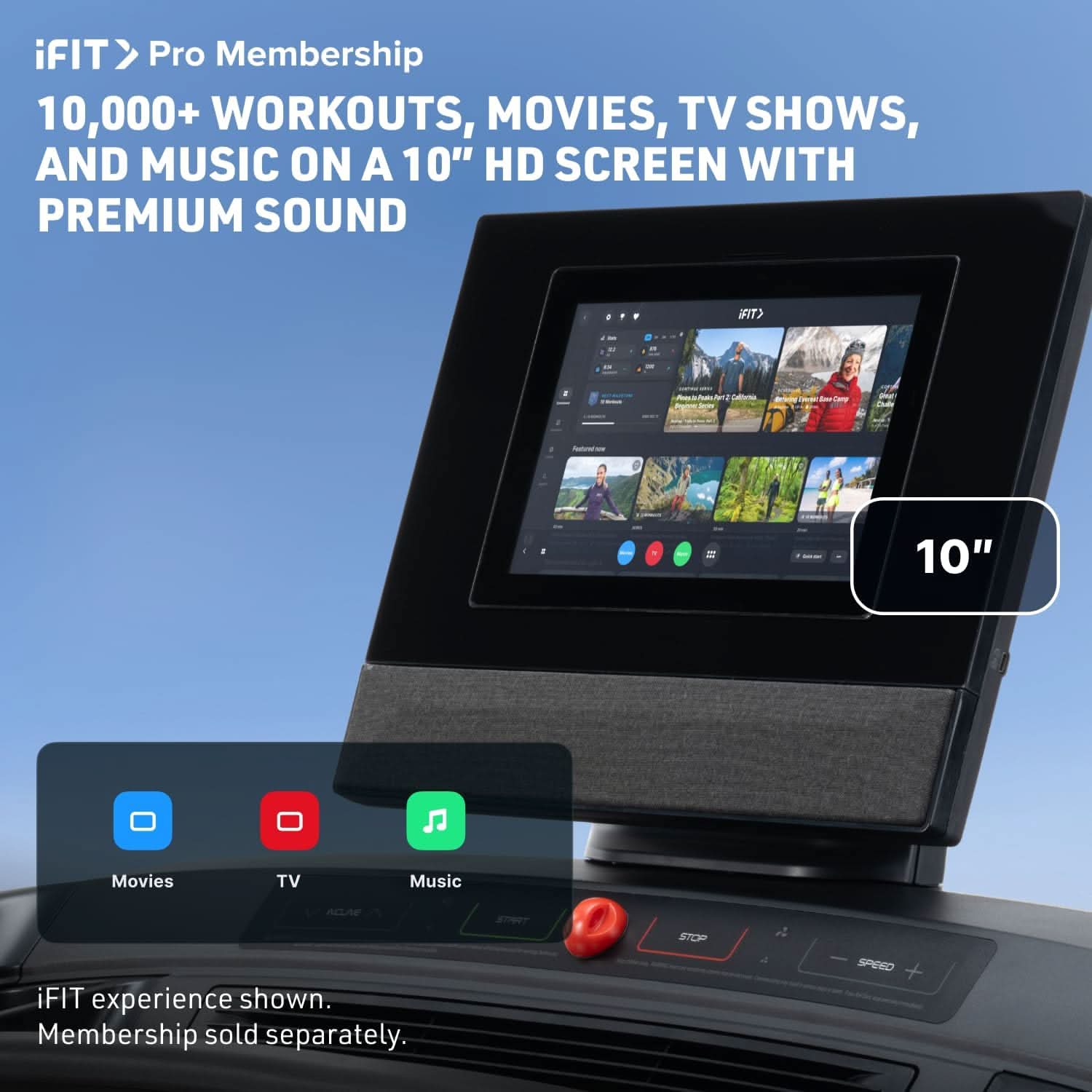 NordicTrack 1250 Treadmill (2025) - 10" Touchscreen, 12% Incline, 3.6 CHP Motor, Bluetooth