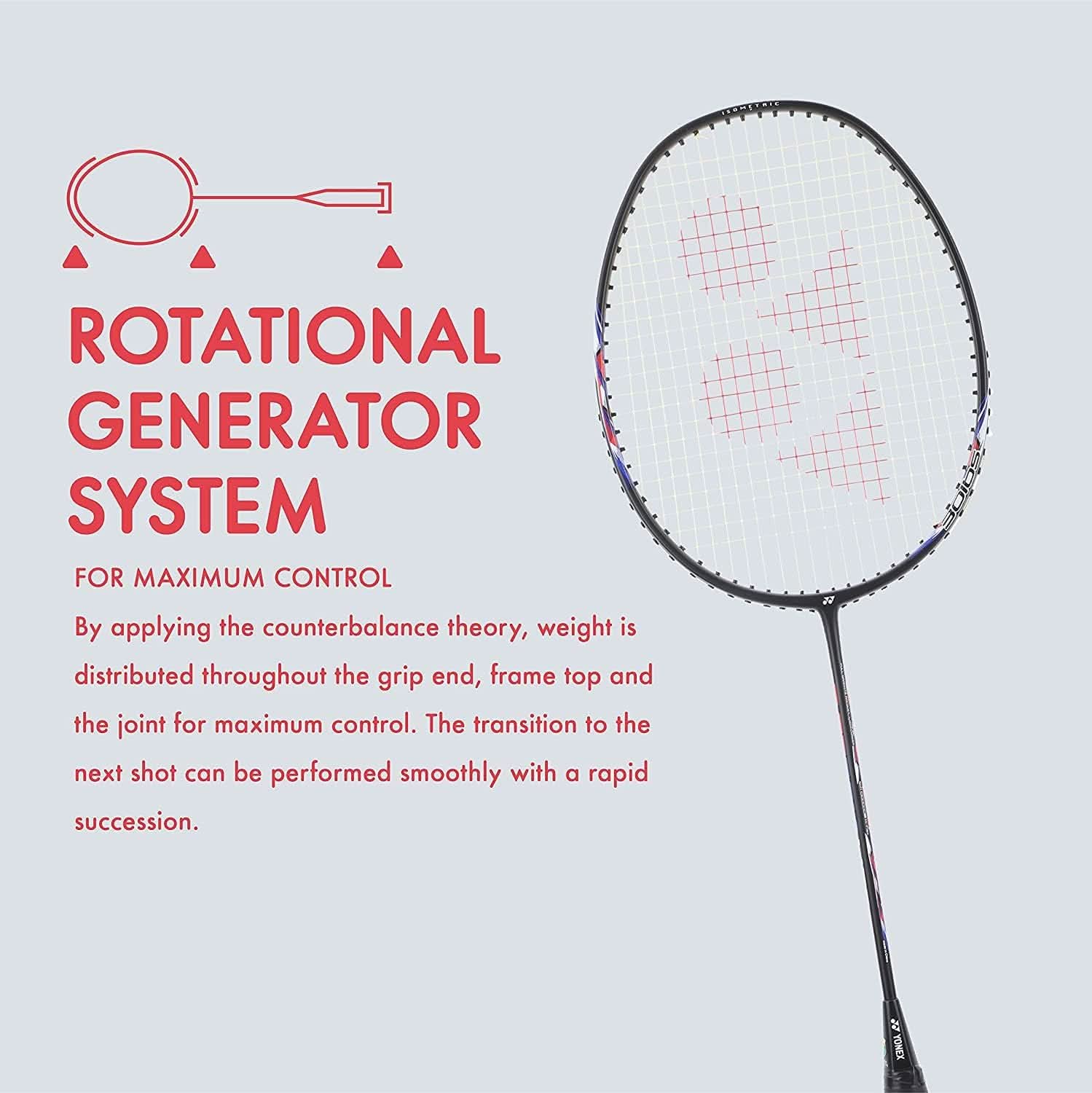 Yonex Astrox Lite 21i Badminton Racket, Strung