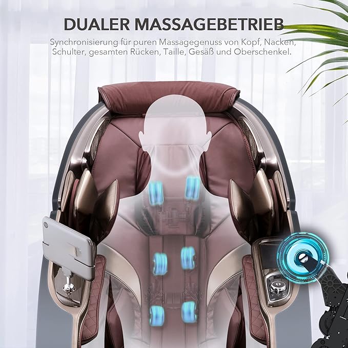 Sparnod Fitness Opulence 4D Plus Dual-core Body Massage Chair