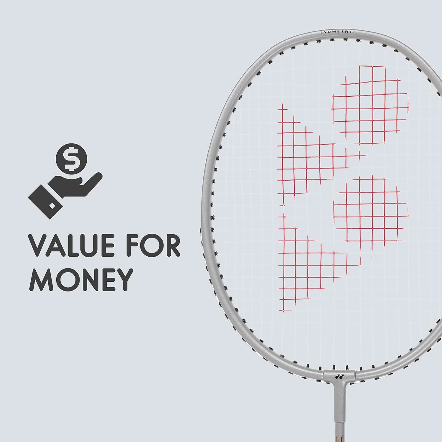 YONEX GR 303i Silver Badminton Racket, Strung