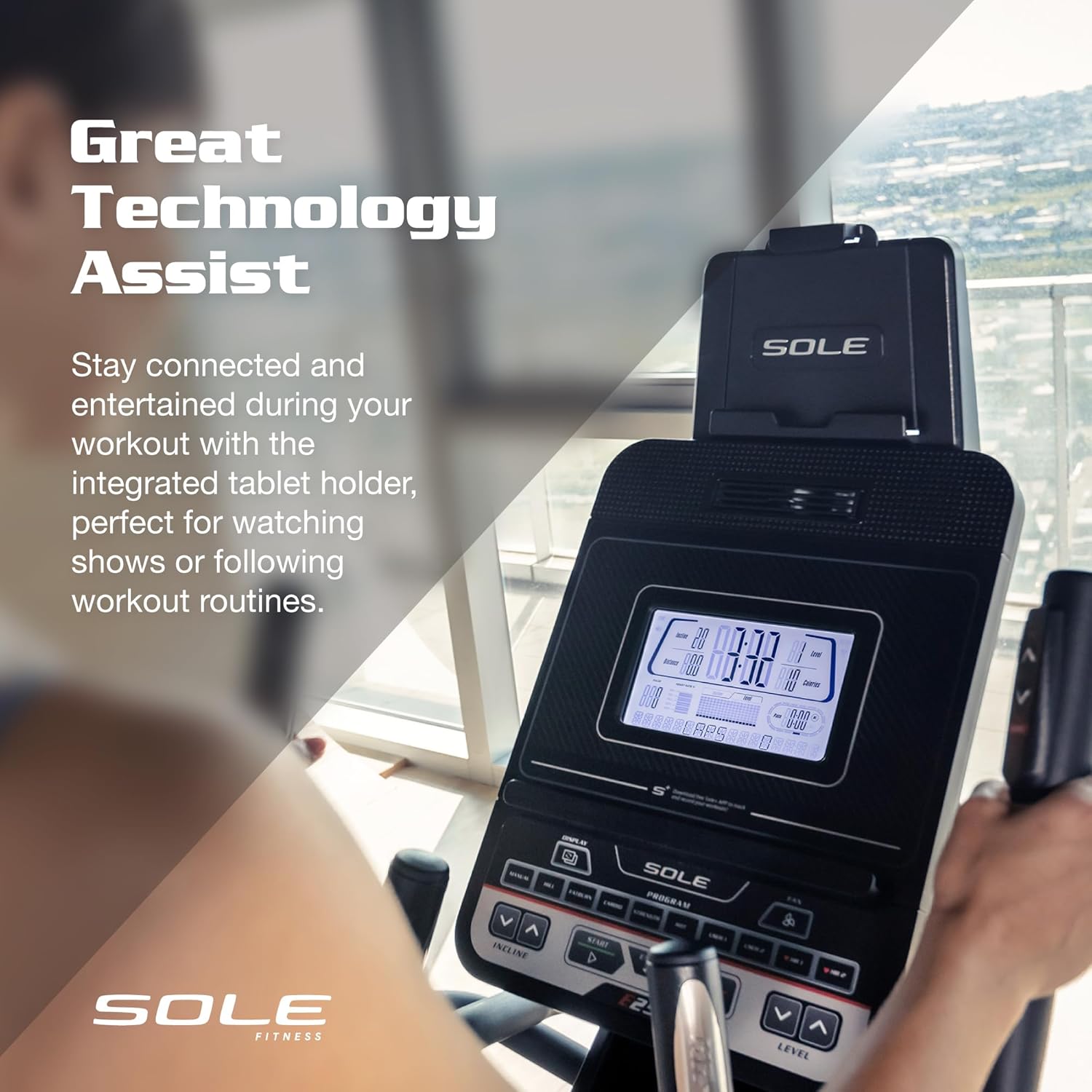 Sole Fitness E25 Elliptical Trainer, New Model
