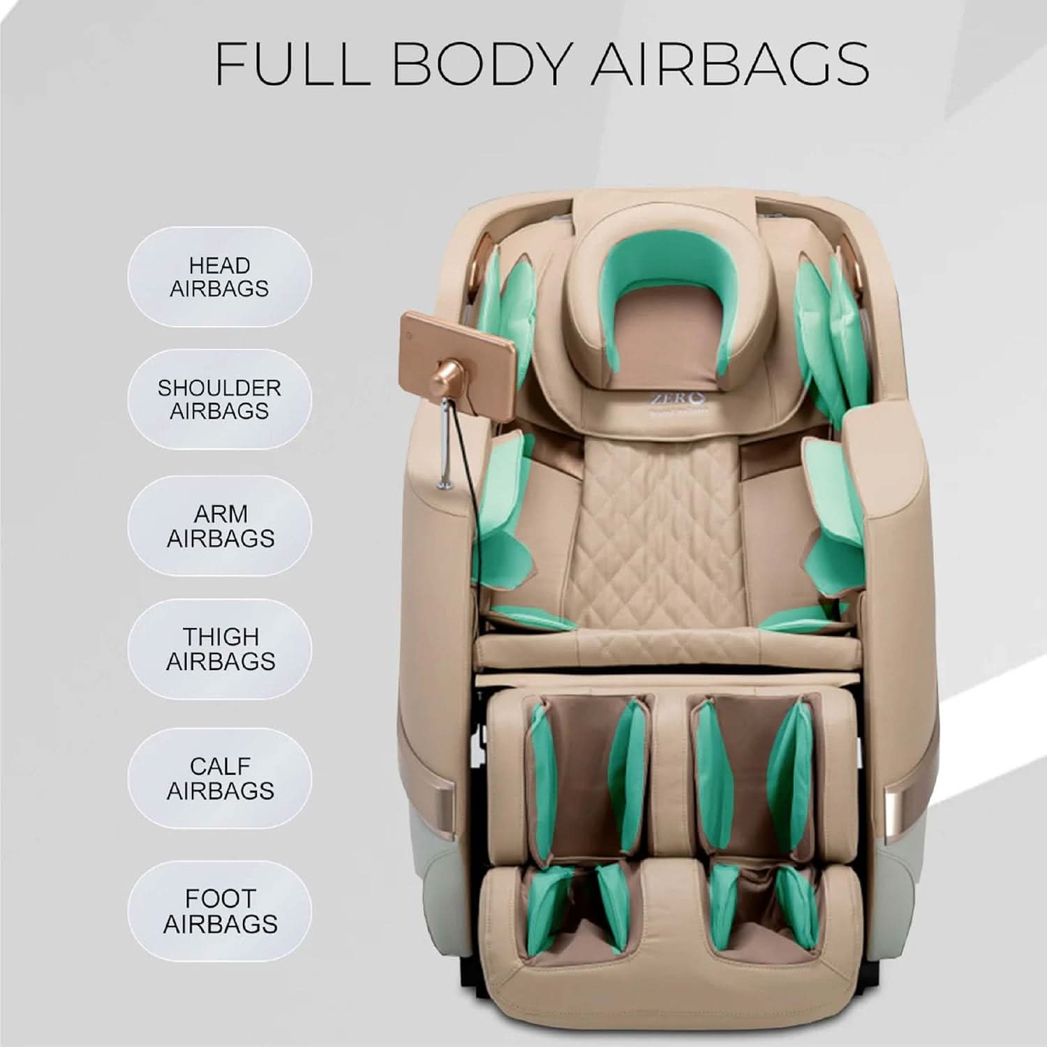 Zero HealthCare Heal Master Massage Chair (Beige)