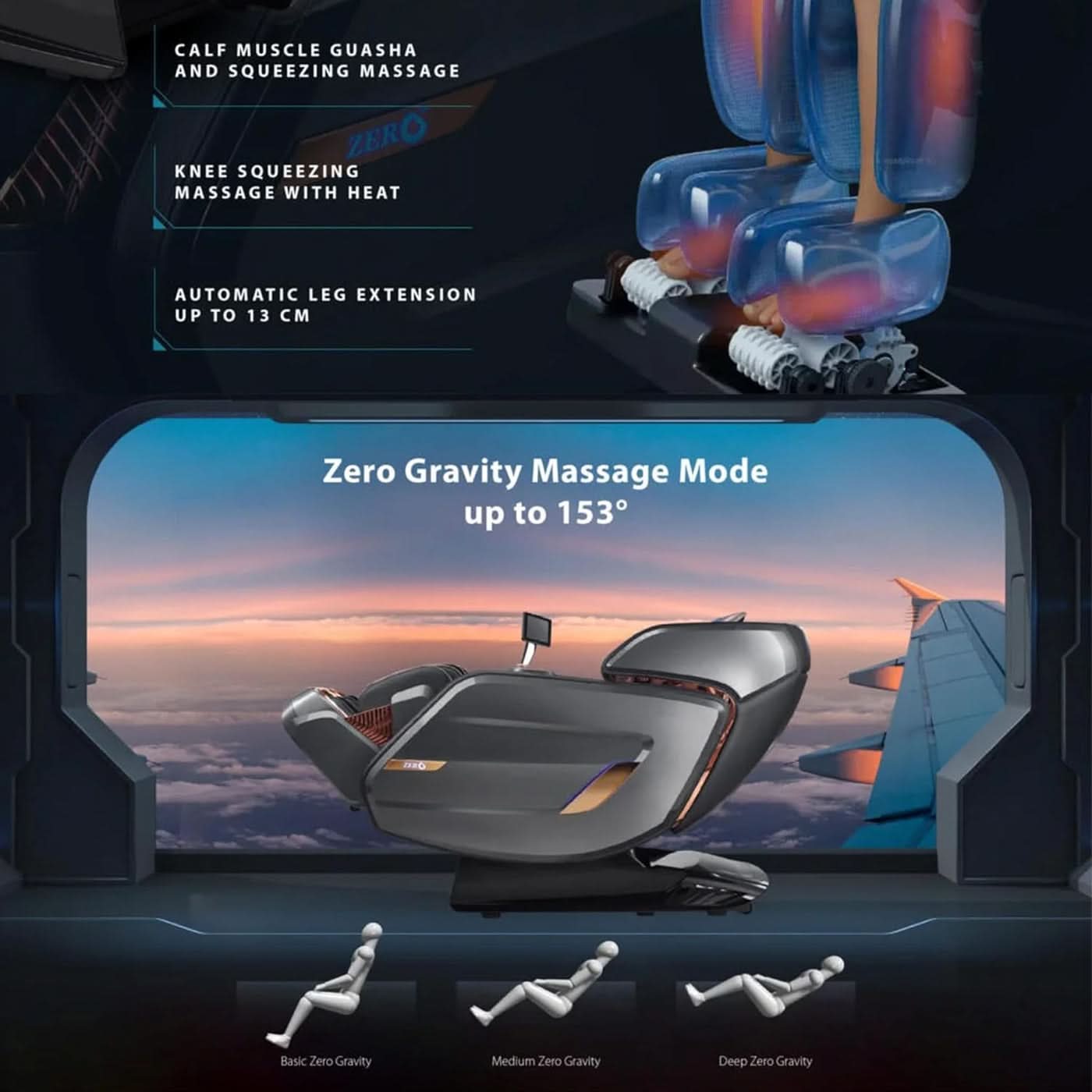 Zero HealthCare U-R7 Super Series AI 2.0 Massage Chair