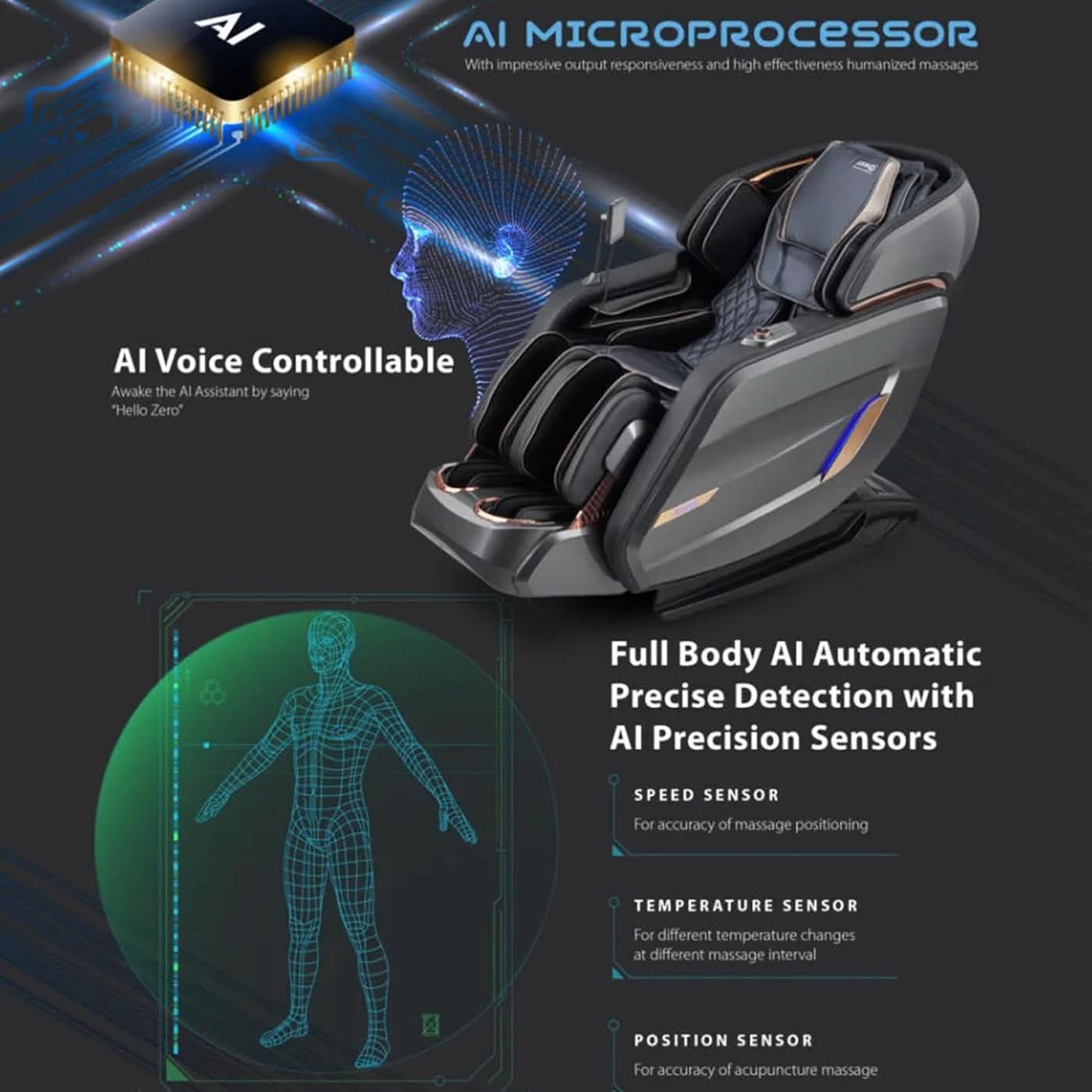 Zero HealthCare U-R7 Super Series AI 2.0 Massage Chair