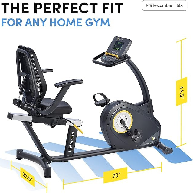 LifeSpan Fitness R5i Self-Generating Light-Commercial Recumbent Bike