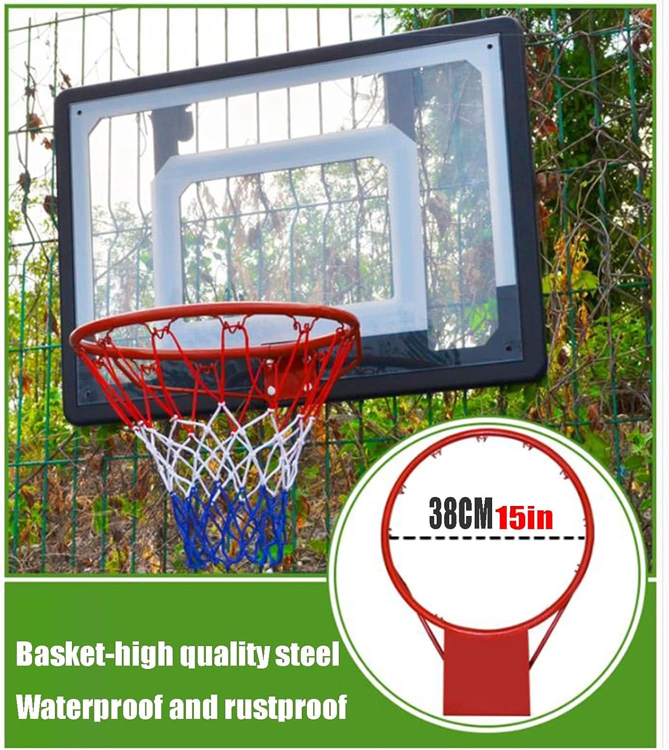 MF Mini Basketball Hoop, Indoor Door Wall-Mounted Basketball Hoop