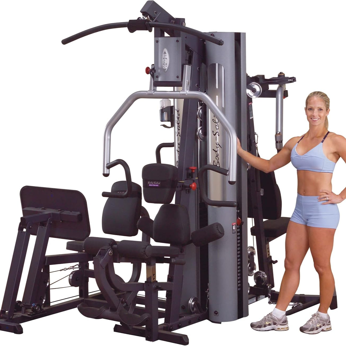 Body Solid G9S 2 X 210 Lb Stack Multi Gym, Grey/Black, 13070268-101, 3700Lpg