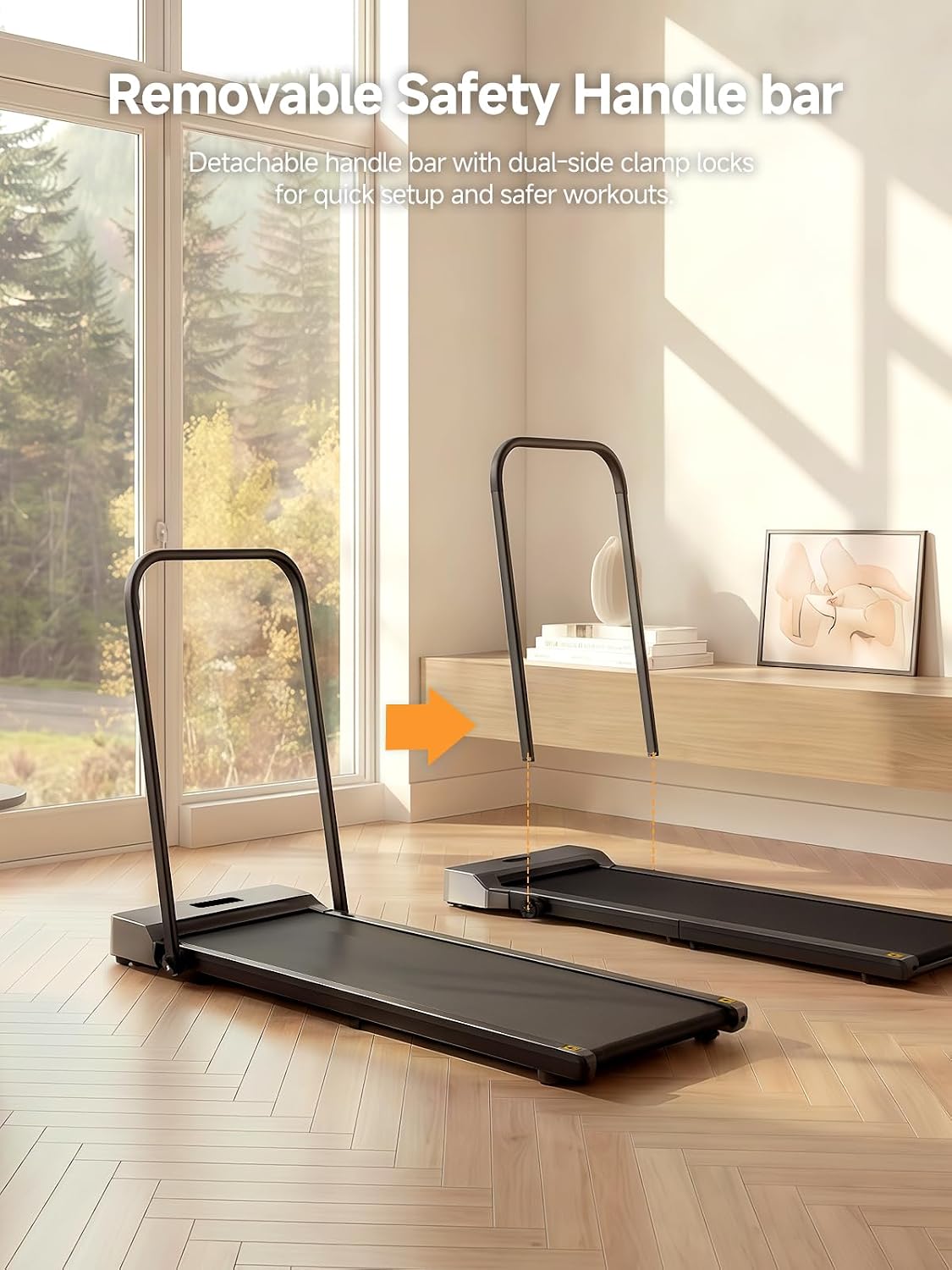 Kingsmith Z1R Foldable WalkingPad Treadmill With Handrail