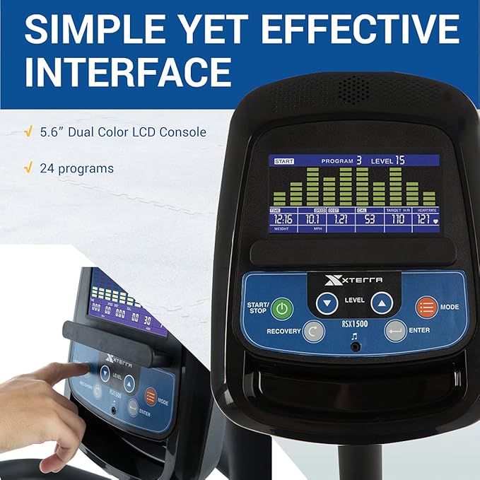 Xterra Fitness RSX1500 Seated Stepper Recumbent Bike