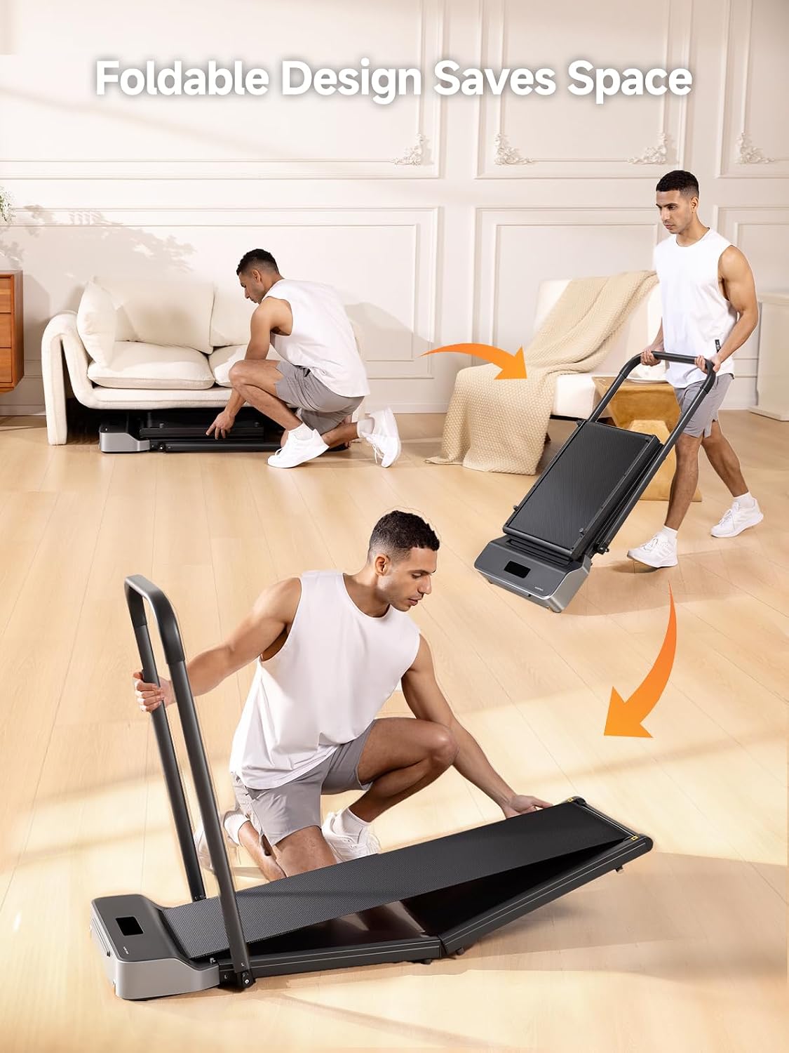 Kingsmith Z1R Foldable WalkingPad Treadmill With Handrail