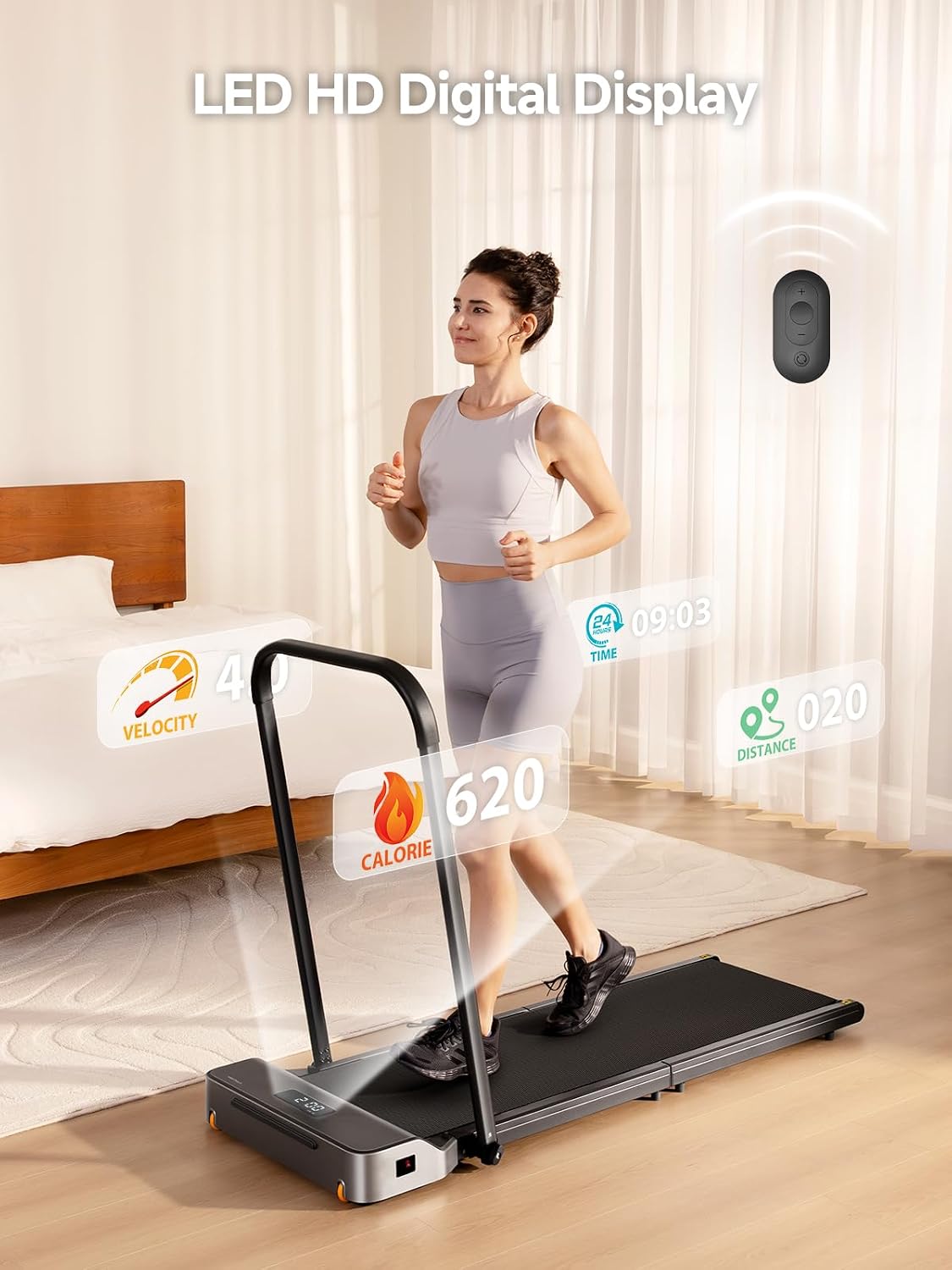 Kingsmith Z1R Foldable WalkingPad Treadmill With Handrail
