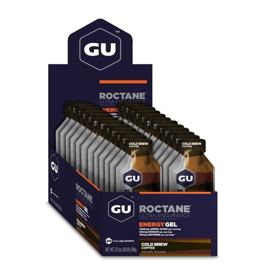 GU Energy Roctane Ultra Endurance Energy Gel, 24-Count (24-COUNT) Cold Brew Coffee