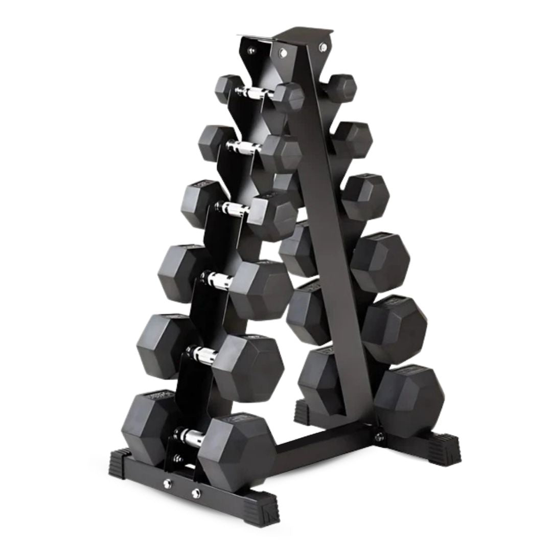 Leom Fitness 6 Pair Vertical Dumbbell Rack