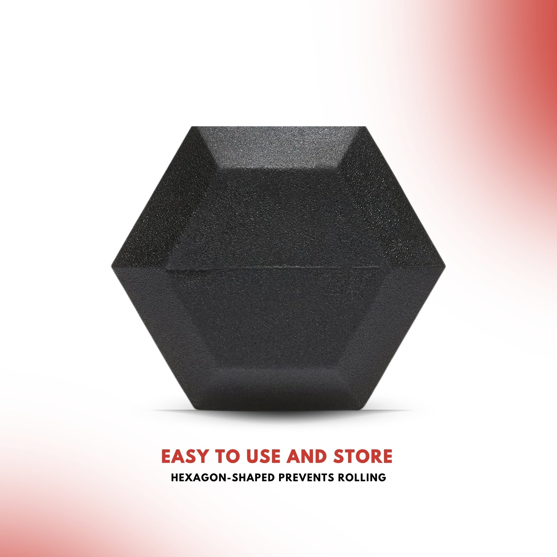 Level Fitness 1Kg -25Kg Rubber Hex Dumbbells in Kilogram | Sold In Pairs (2 pcs) | Tough & Durable | Chrome-Plated Ergonomic Handle