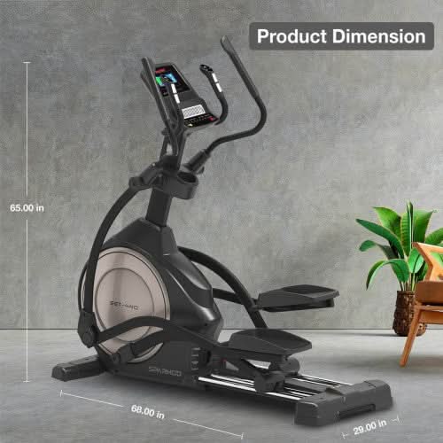Sparnod Fitness SET-440 Semi-Commercial Elliptical Cross Trainer – Cardio Machine