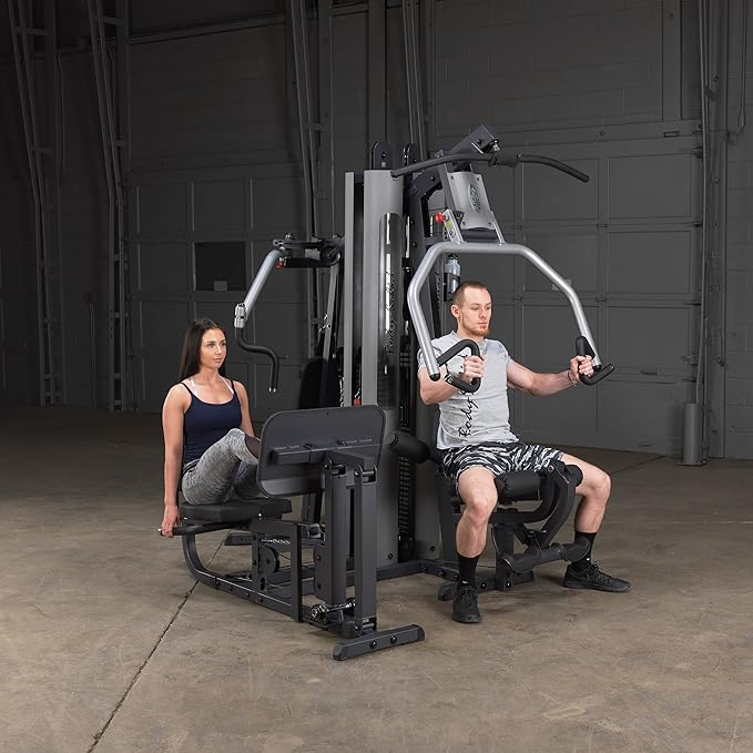 Body Solid G9S 2 X 210 Lb Stack Multi Gym, Grey/Black, 13070268-101, 3700Lpg