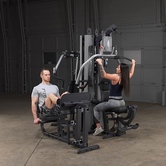Body Solid G9S 2 X 210 Lb Stack Multi Gym, Grey/Black, 13070268-101, 3700Lpg