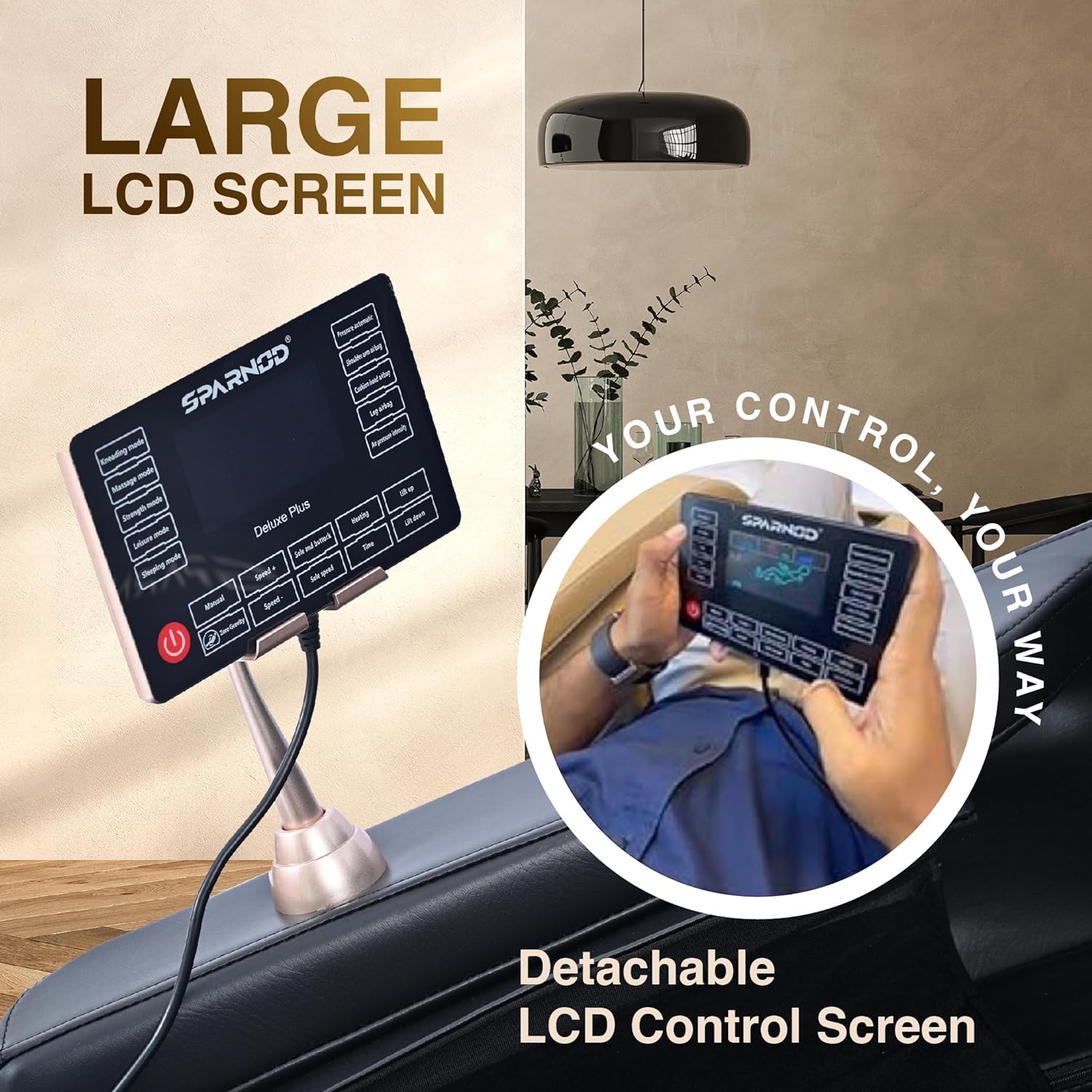 Sparnod Fitness Deluxe Massage Chair, deluxe