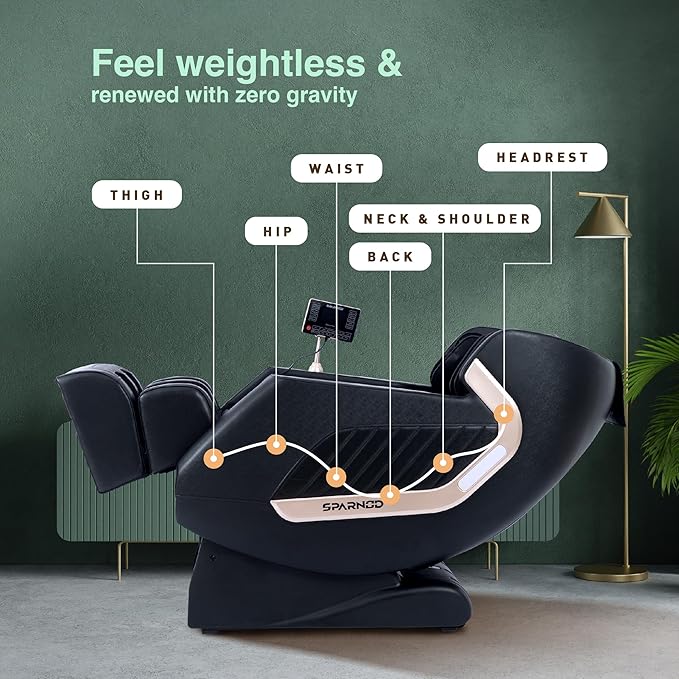 Sparnod Fitness Deluxe Plus Massage Chair, Deluxe Plus