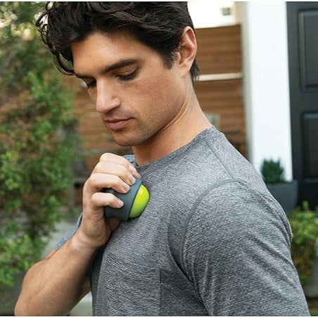 TriggerPoint Performance Handheld Massage Roller Ball, Green/Grey