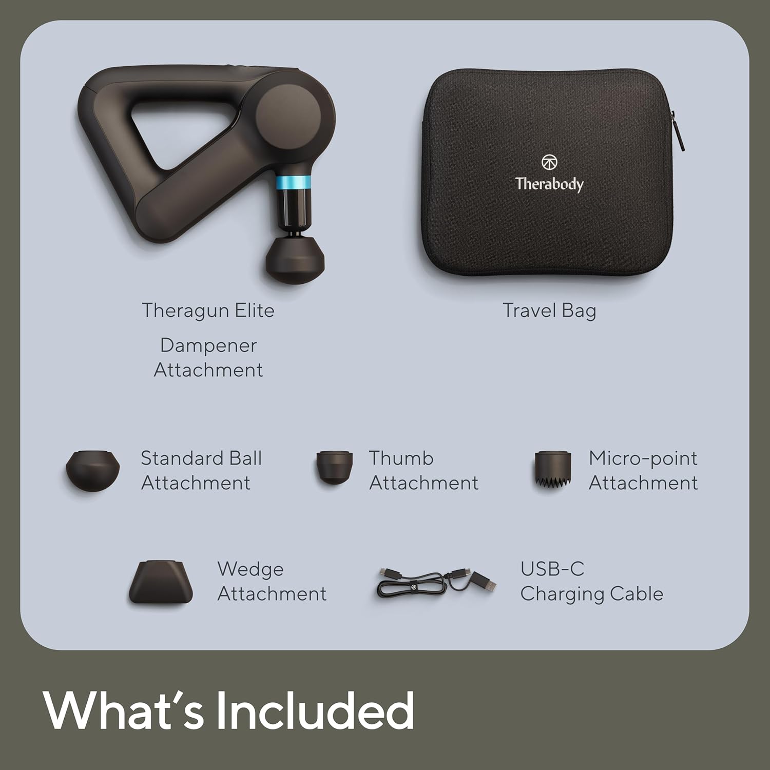 Theragun Elite Massage Gun, Black, 5th Gen