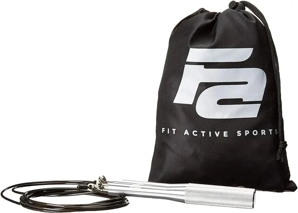 Fitgenix F30 Skipping Rope Black | Speed Jump Rope