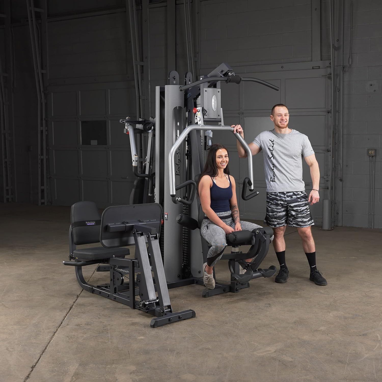 Body Solid G9S 2 X 210 Lb Stack Multi Gym, Grey/Black, 13070268-101, 3700Lpg