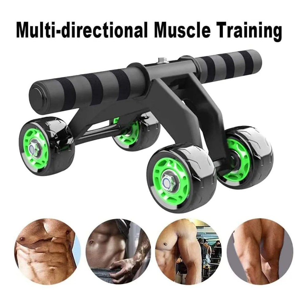 MF 4-Wheel Abdominal Exercise Roller