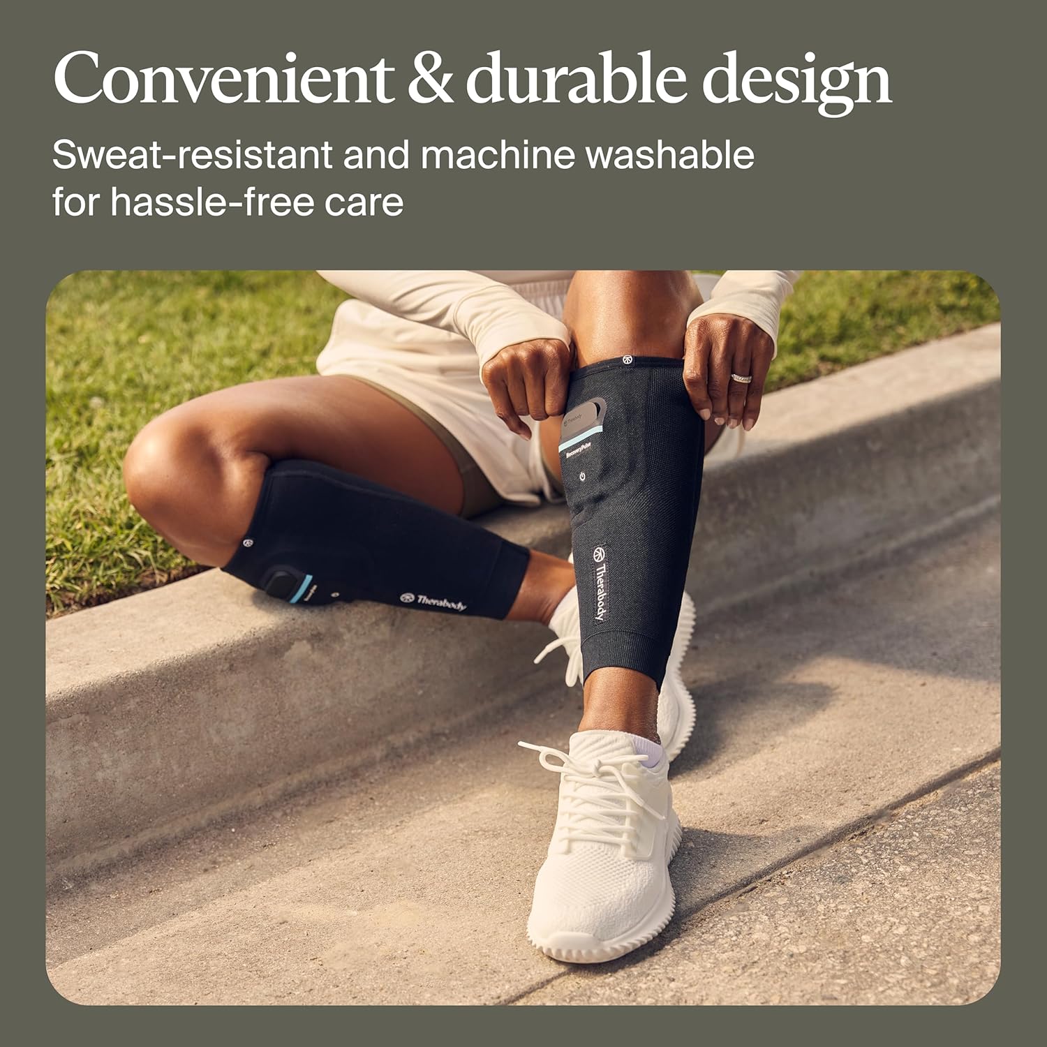Theragun, Recoverypulse Calf Sleeve, Black