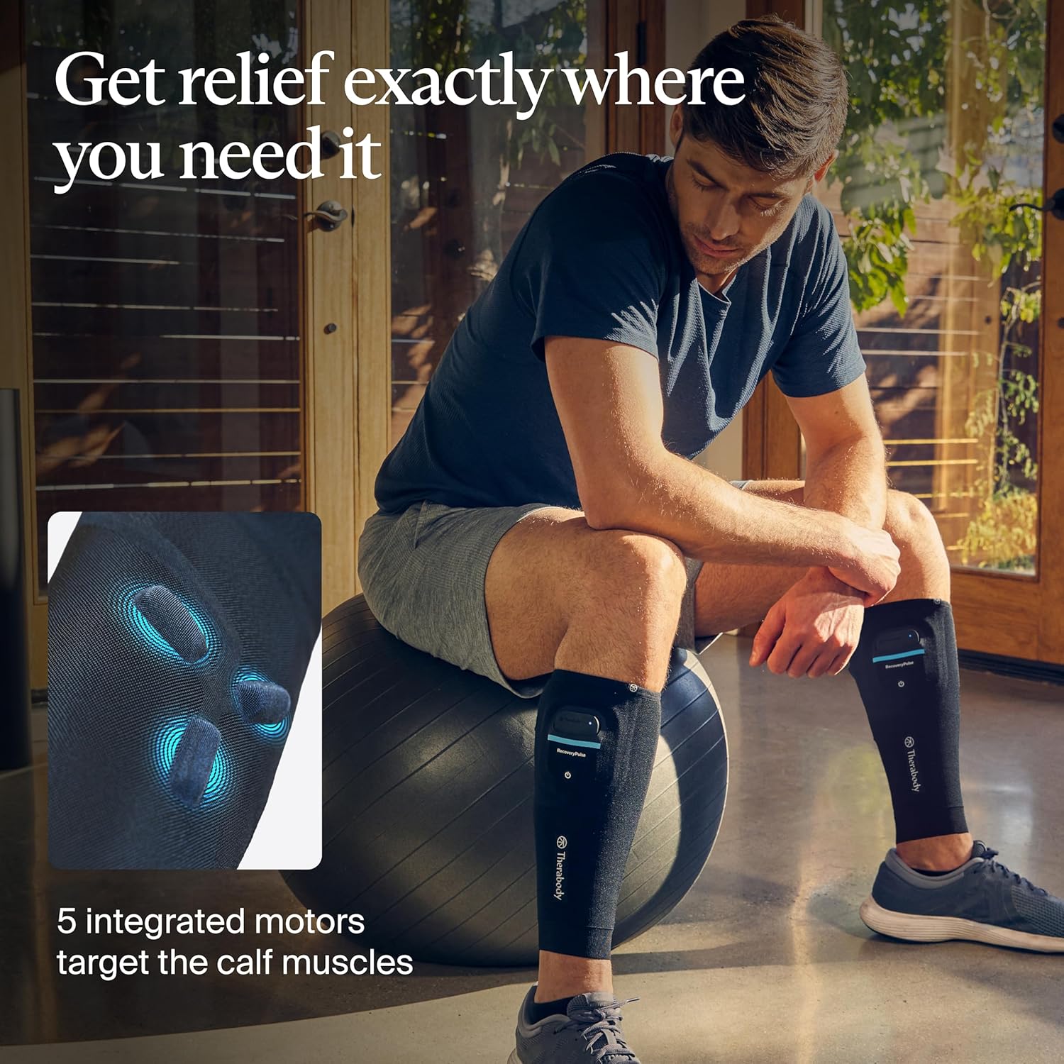 Theragun, Recoverypulse Calf Sleeve, Black