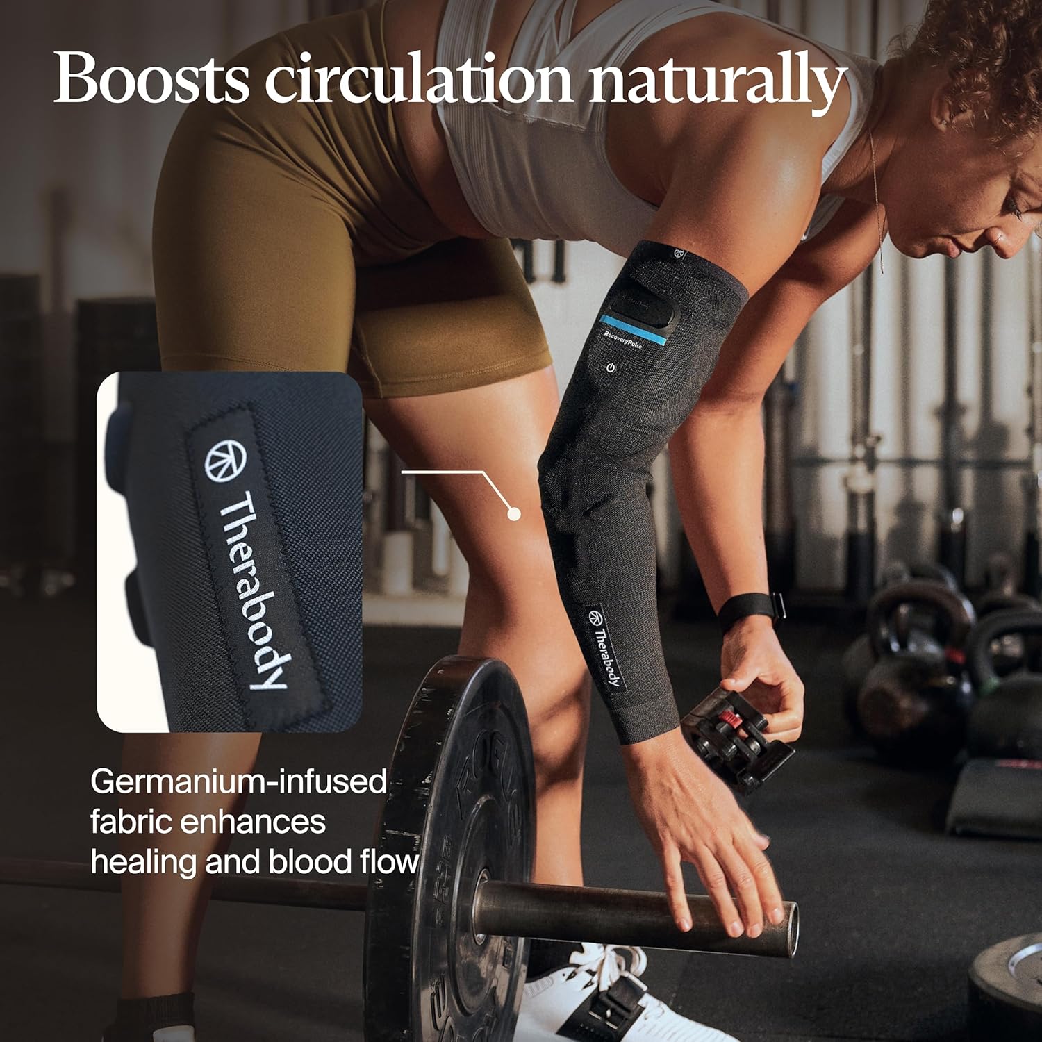 Theragun, Recoverypulse Arm Sleeves, Black