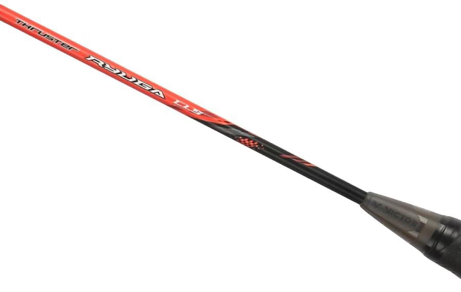 Victor Thruster Ryuga CLS C 4U Badminton Racket – Black / Red