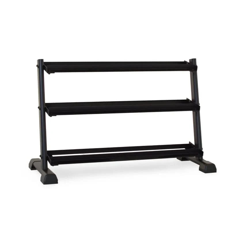 Inspire Fitness 3 Tier Dumbbell Rack – Heavy-Duty Dumbbell Storage Rack