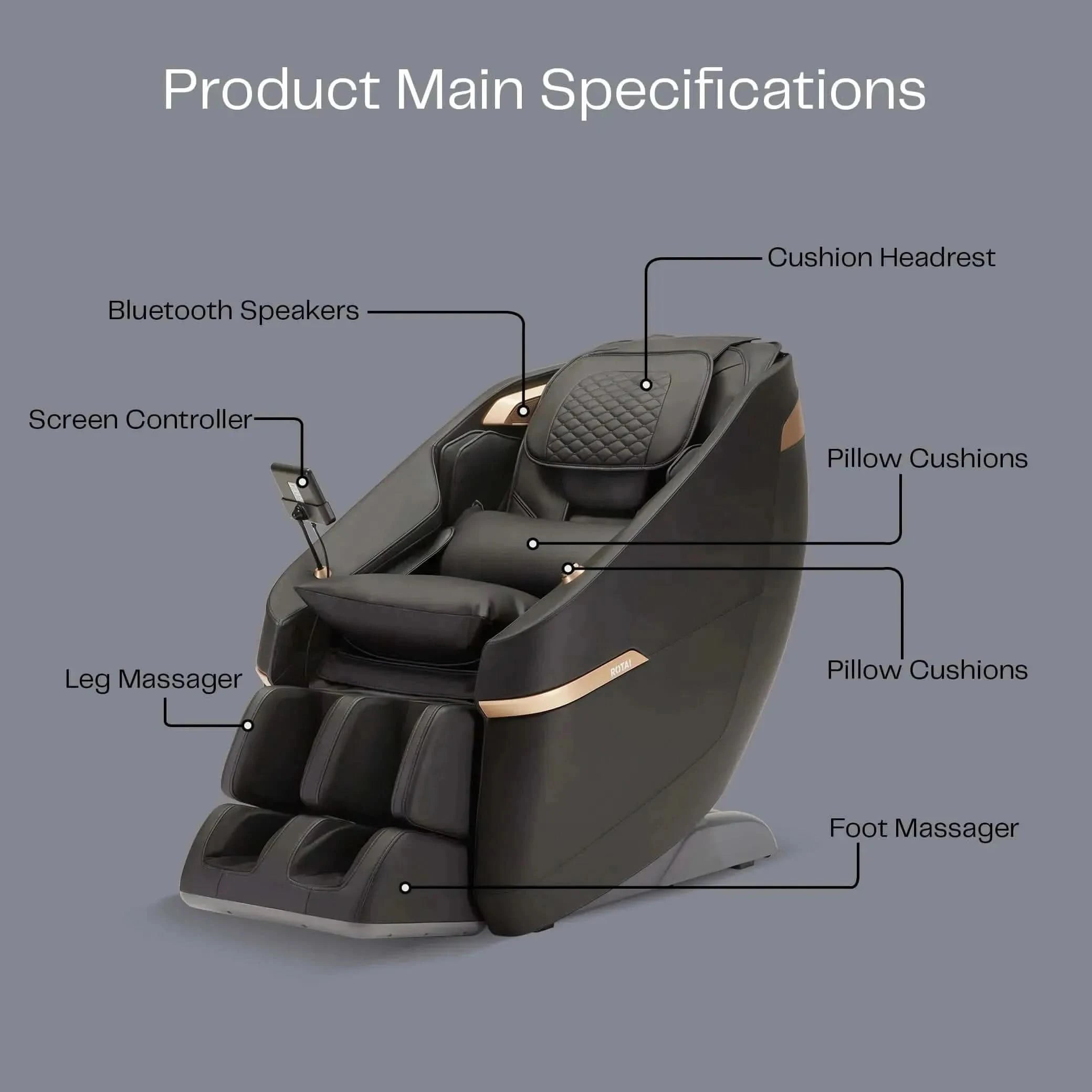 Rotai Ekanite Massage Chair (10 Years Warranty)