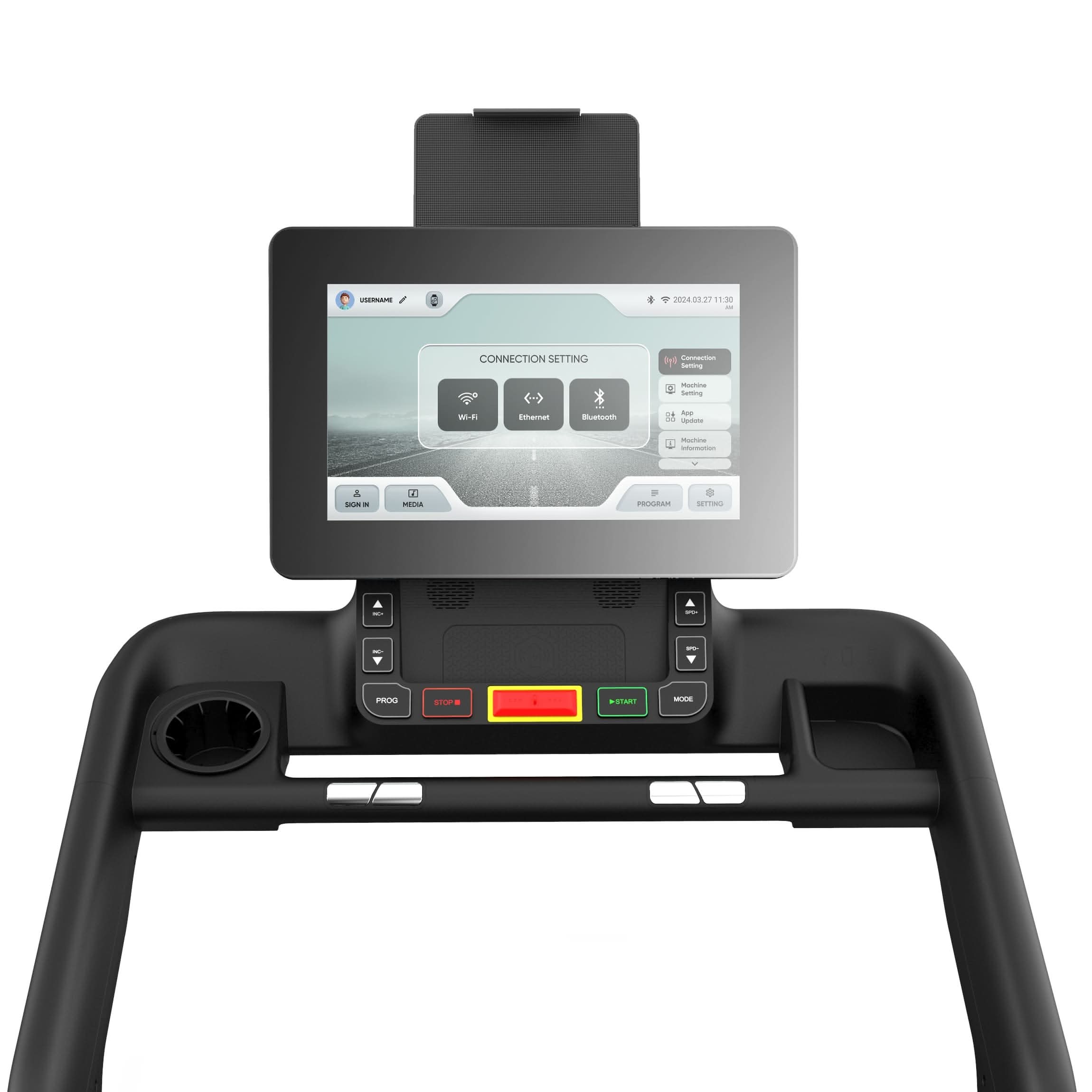 Axox Fitness Elevate T10 ENT Treadmill with 15.6" Touchscreen
