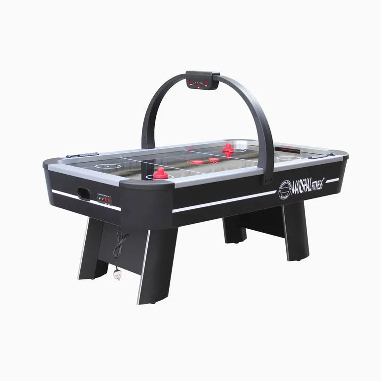 MF Dynamic 7ft Air Hockey Table (E-Counter, Leg Levelers, and Accessories)