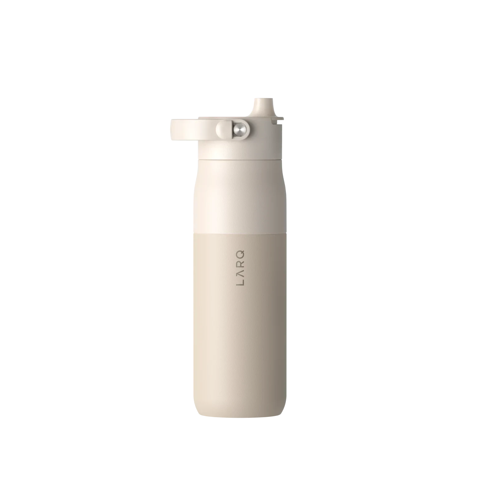 Larq Bottle Purevis 2, UV Water Purifier with Self-Cleaning + App Hydration Tracking, Insulated Stainless Steel Water Bottle Mojave Dune