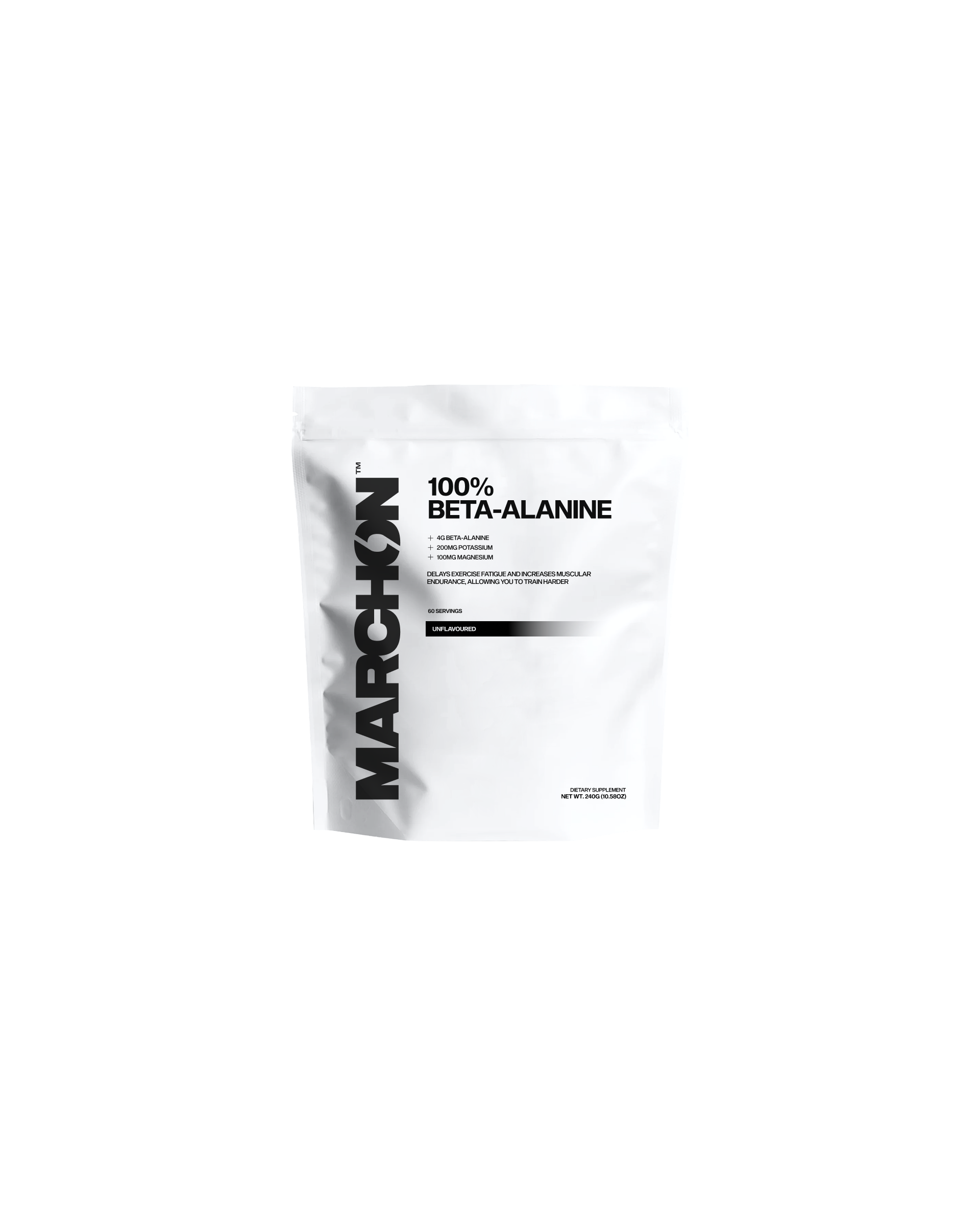 MARCHON 100% Beta-Alanine Supplement Powder
