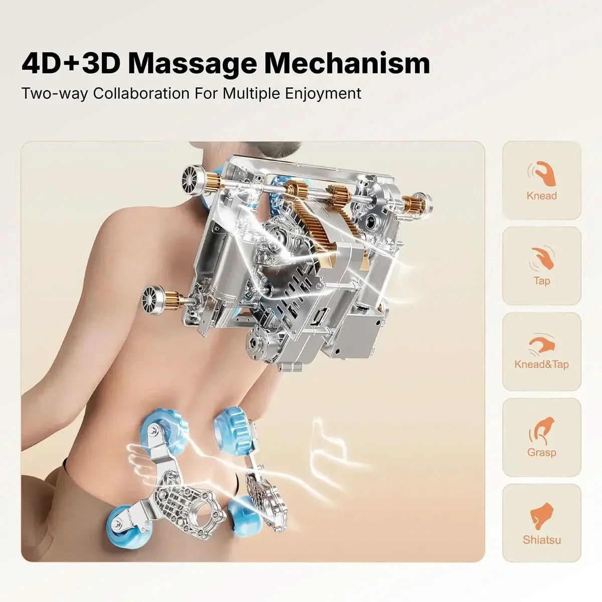 Nourest Core-D Massage Chair - Advanced 4D Dual Roller Technology