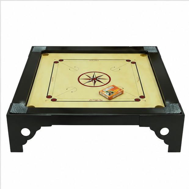 TA Sport Carrom Board 36 x 36 in with Wooden Stand