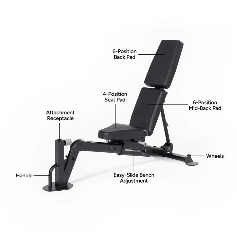 Inspire Fitness FID7.1 Multi Adjustable Wight Bench