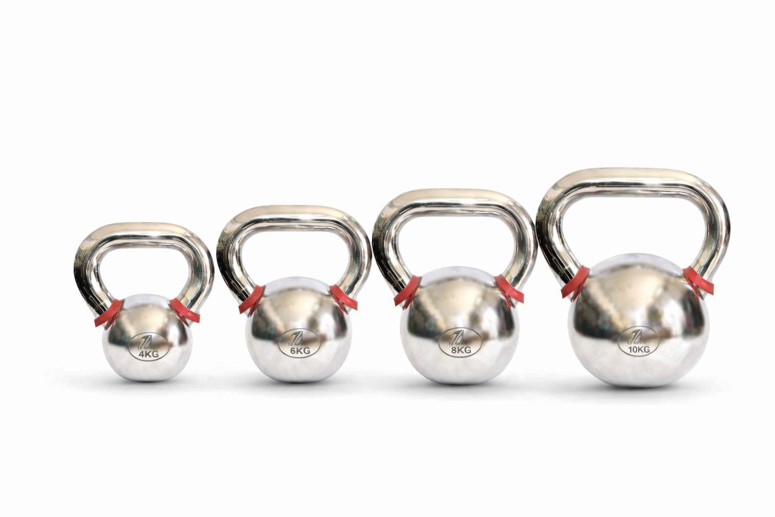 TA Chrome Kettlebell Combo 4 Piece (4 KG | 6 KG | 8 KG | 10 KG)