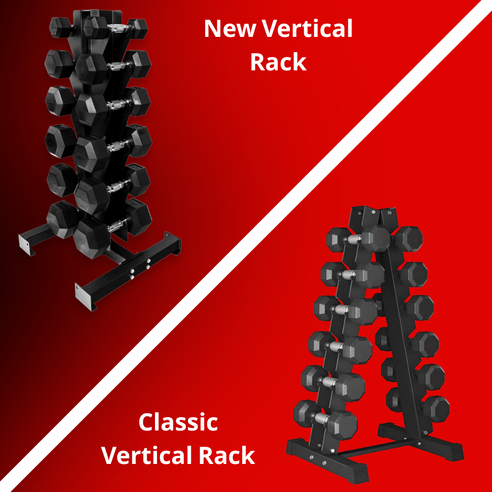 Level Fitness Dumbbells Set 2.5 to 15 Kg with 6 pair Vertical Dumbbell Rack Strength Training Equipment with Adjustable Bench for Bench Press (Optional) | Combo