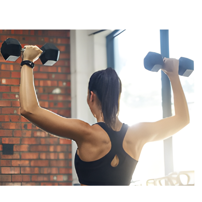 Liftdex Rubber Hex Dumbbell Pair, 2.5 KG - 30 KG