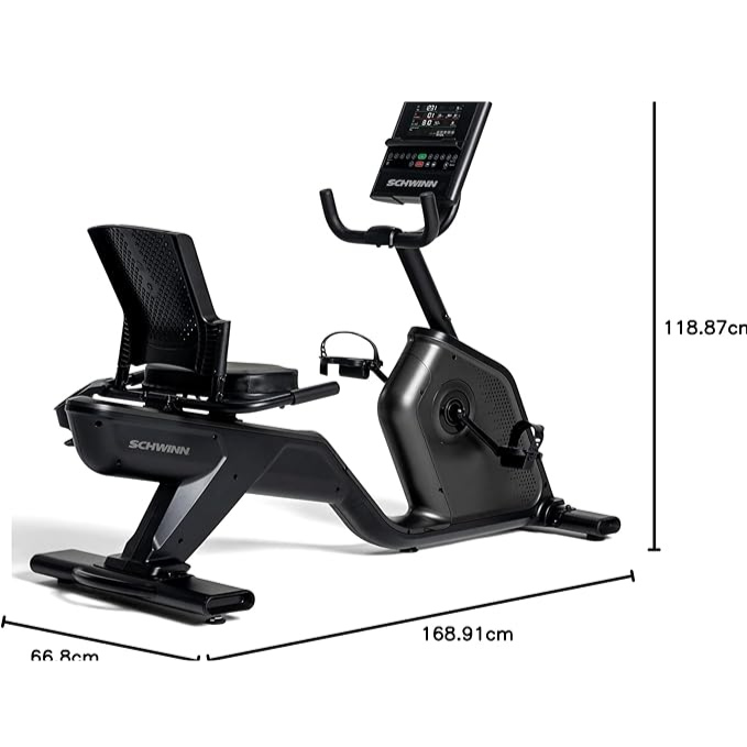 Schwinn, Recumbent Bike 590R, Black