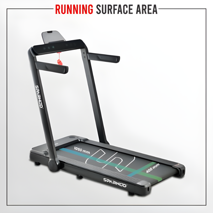 Sparnod Fitness, (4 HP DC Motor) Home Use Treadmill, STH-3060