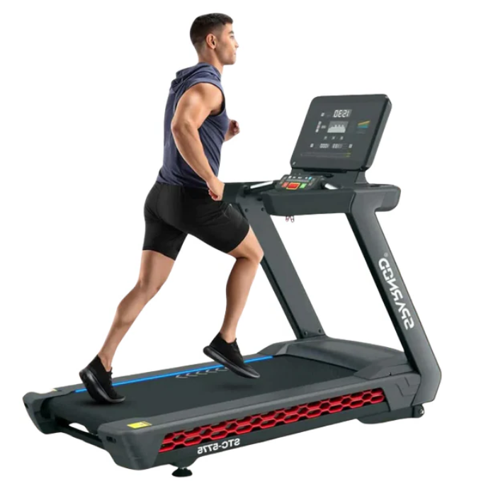 Sparnod Fitness Motorized Walking and Running Commercial Treadmill, ST