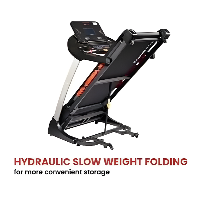 Marshal Fitness High-Performance 10.1" TFT Treadmill with 7 HP Motor, Auto Incline, and Bluetooth