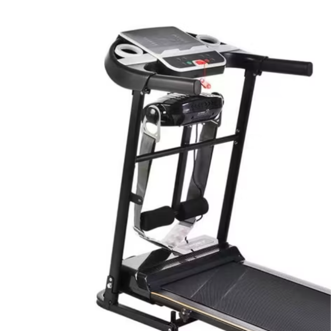 Ta Sport, Foldable Treadmill With Massager 2-00 Hp (Lcd), Black
